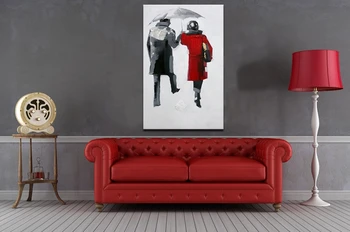 1 Piece Picture Man and Woman with Umbrella Modern Home Wall Decor Abstract Oil Painting on Canvas for living room 100% Handmade
1 Piece Picture Man and Woman with Umbrella Modern Home Wall Decor Abstract Oil Painting on Canvas for living room 100% Handmade