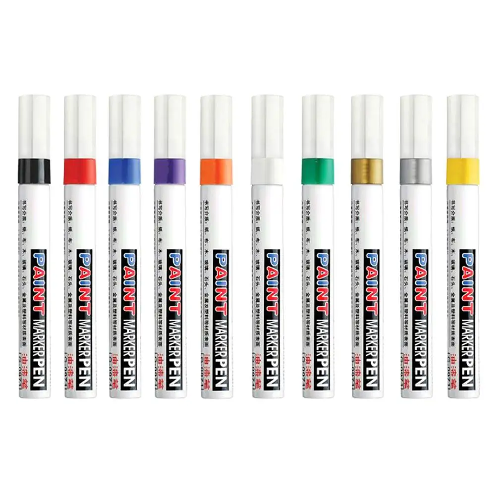 10 Colors Waterproof Car Paint Pen Scratch Repair Pen Remover Painting Paint Marker Pen Car Tyre Tread Rubber Wholesale
10 Colors Waterproof Car Paint Pen Scratch Repair Pen Remover Painting Paint Marker Pen Car Tyre Tread Rubber Wholesale