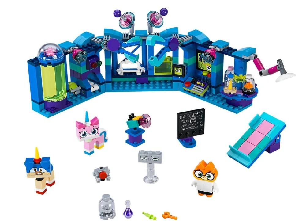 11108 Unikitty Cat Dr. Fox Laboratory Prince Puppycorn Building Blocks 359pcs Brick Toys Compatible With Logo Movie toys
11108 Unikitty Cat Dr. Fox Laboratory Prince Puppycorn Building Blocks 359pcs Brick Toys Compatible With Logo Movie toys