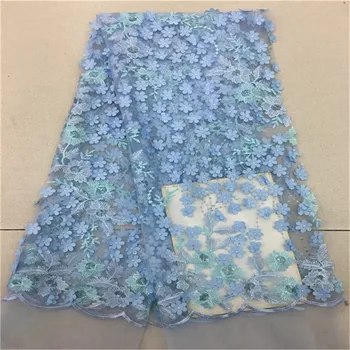 The latest French lace African Sky blue lace high quality African 3D applique lace fabrics fashion Nigeria party dress
The latest French lace African Sky blue lace high quality African 3D applique lace fabrics fashion Nigeria party dress