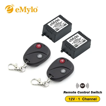 eMylo New DC 12V Smart Wireless Switch RF Remote Switch Control Light Switch 433Mhz Self-locking Transmitter 2X 1 Channel Relays
eMylo New DC 12V Smart Wireless Switch RF Remote Switch Control Light Switch 433Mhz Self-locking Transmitter 2X 1 Channel Relays