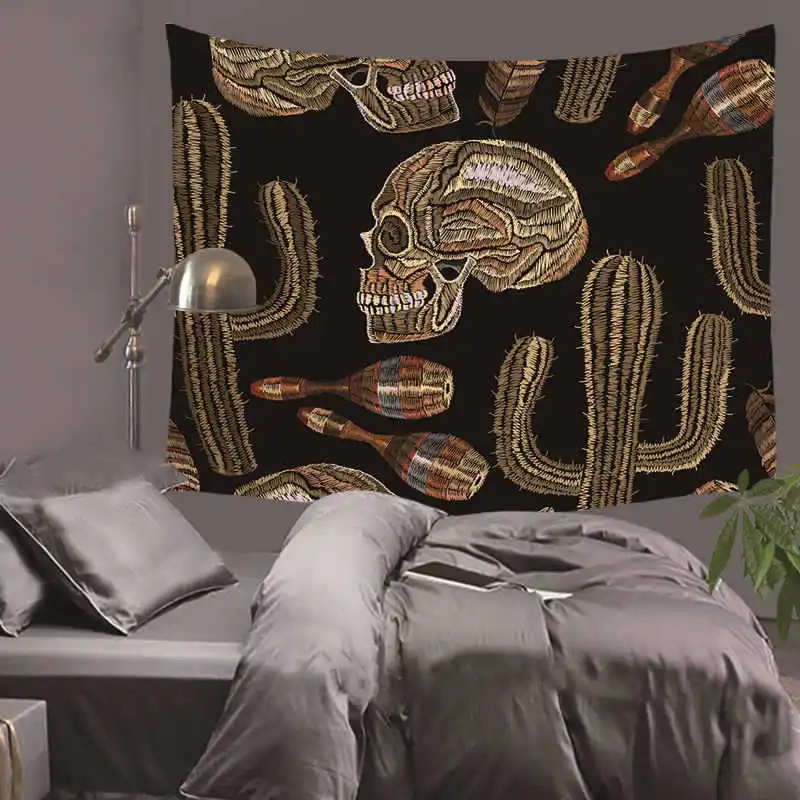 Nordic Ins Hot Sale Digital Printed Tapestry Sugar Skull Desert Cactus Wall Tapestry Home Living Decoration Throw Rug Blanket
Nordic Ins Hot Sale Digital Printed Tapestry Sugar Skull Desert Cactus Wall Tapestry Home Living Decoration Throw Rug Blanket