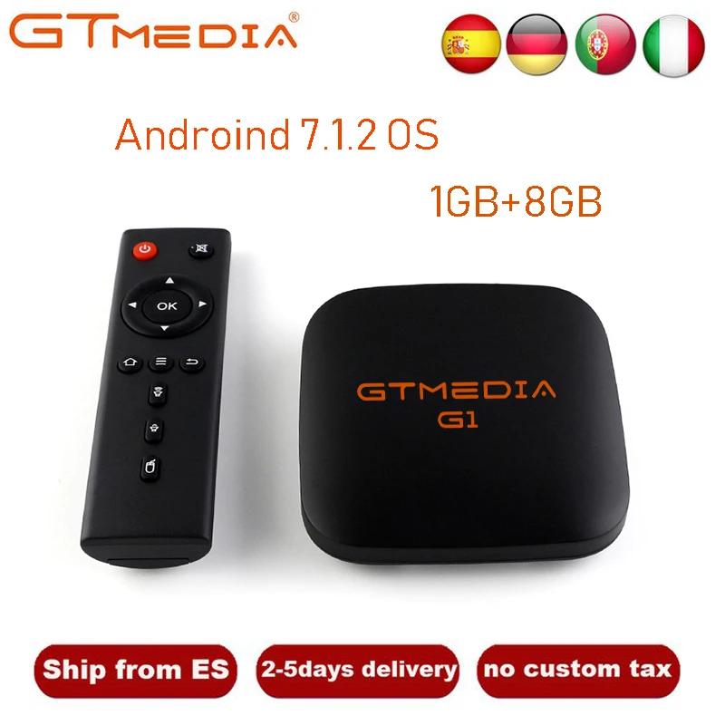 GTmedia G1 TV BOX Smart 4K Ultra HD 1G 8G Android 7.1 Movie WIFI Netflix Media Player Set-top Box Amlogic S905W TV Box
GTmedia G1 TV BOX Smart 4K Ultra HD 1G 8G Android 7.1 Movie WIFI Netflix Media Player Set-top Box Amlogic S905W TV Box