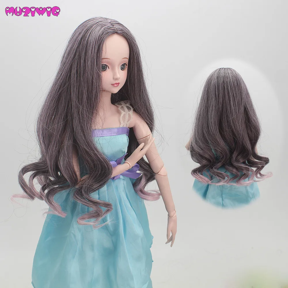 High Quality Gray Ombre Pink Curly Hair Wigs for 1/3 1/4 1/6 BJD Dolls Best Gifts for Girls
High Quality Gray Ombre Pink Curly Hair Wigs for 1/3 1/4 1/6 BJD Dolls Best Gifts for Girls