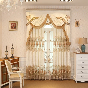 Simple Modern Embroidery Curtains for Living Room Velvet Fabric Valance Window Pelmet Blackout Luxury Drapes Decoration
Simple Modern Embroidery Curtains for Living Room Velvet Fabric Valance Window Pelmet Blackout Luxury Drapes Decoration