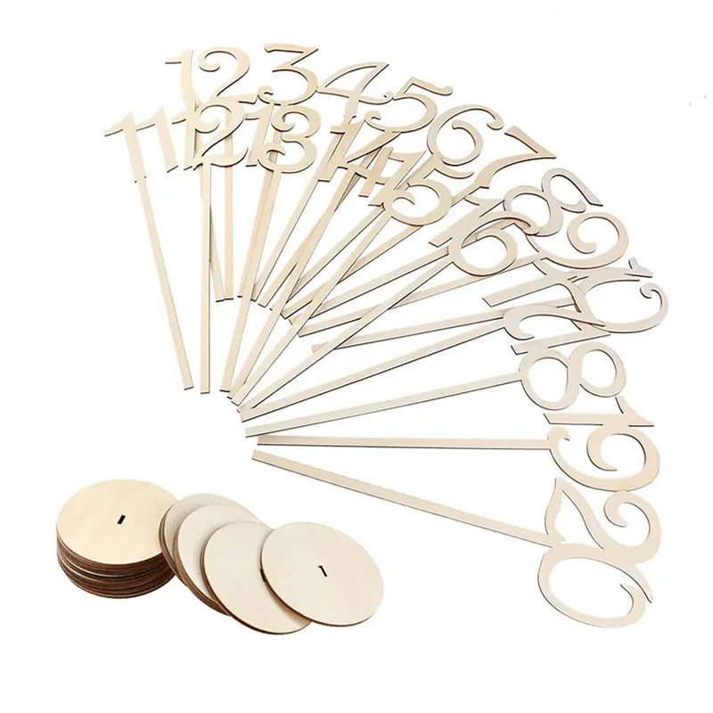 20pcs 1-20 Wooden Table Numbers Wedding Party Supplies Place Holder Table Number Figure Card Digital Seat Birthday Party Decor
20pcs 1-20 Wooden Table Numbers Wedding Party Supplies Place Holder Table Number Figure Card Digital Seat Birthday Party Decor