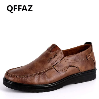 QFFAZ Men Shoes Genuine Leather Moccasin Loafers Designer Slip On Flat Boat Shoes Male Classical Chaussure Homme Big Size 37-48
QFFAZ Men Shoes Genuine Leather Moccasin Loafers Designer Slip On Flat Boat Shoes Male Classical Chaussure Homme Big Size 37-48