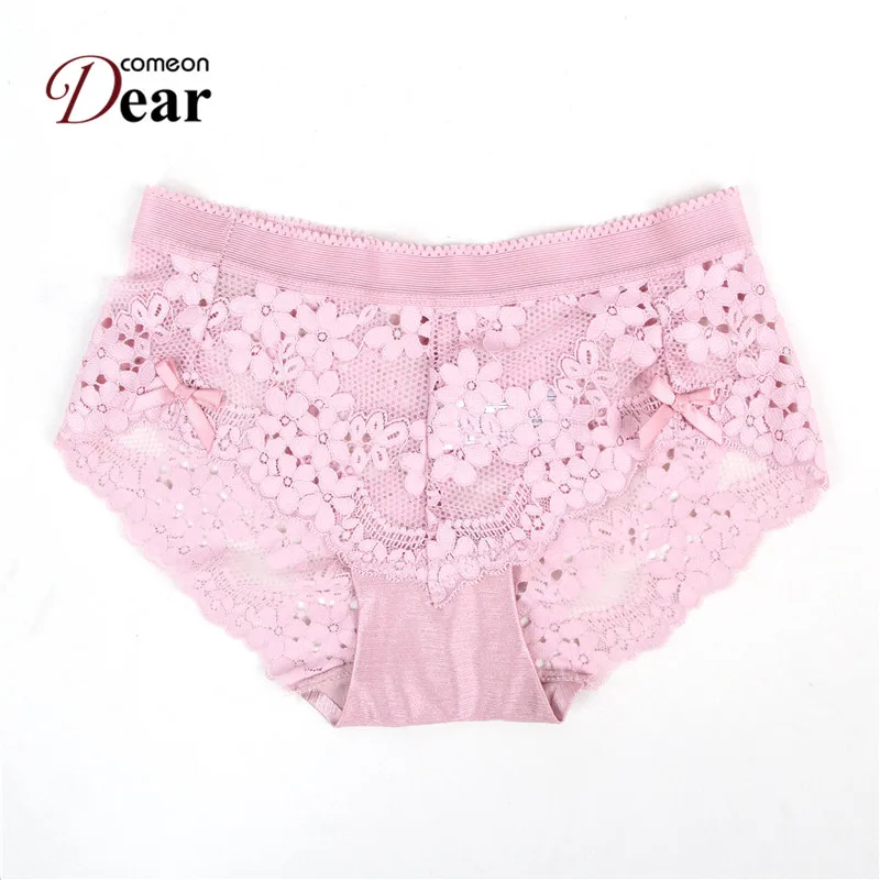 Comeondear Floral Lace Panties Sexy Plus Size Seamless Thong Women Hollow Out Tangas Underwear Mid-Rise Nylon Knickers PJ5177
Comeondear Floral Lace Panties Sexy Plus Size Seamless Thong Women Hollow Out Tangas Underwear Mid-Rise Nylon Knickers PJ5177