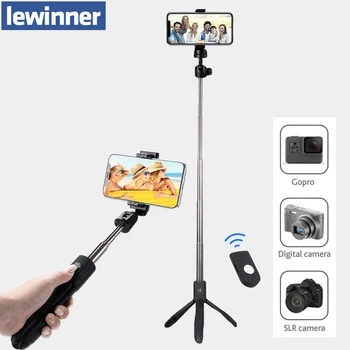 Lewinner K05 Selfie Stick Tripod Stand 4 in 1 Extendable Monopod Bluetooth Remote Phone Mount for iPhone X 8 Android Gopro
Lewinner K05 Selfie Stick Tripod Stand 4 in 1 Extendable Monopod Bluetooth Remote Phone Mount for iPhone X 8 Android Gopro
