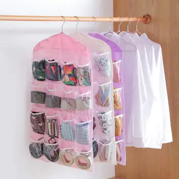 HOT sale Storage Box 16 Pockets Clear Home Hanging tool Bag Socks Bra Underwear Rack Hanger Storage Organizer
HOT sale Storage Box 16 Pockets Clear Home Hanging tool Bag Socks Bra Underwear Rack Hanger Storage Organizer