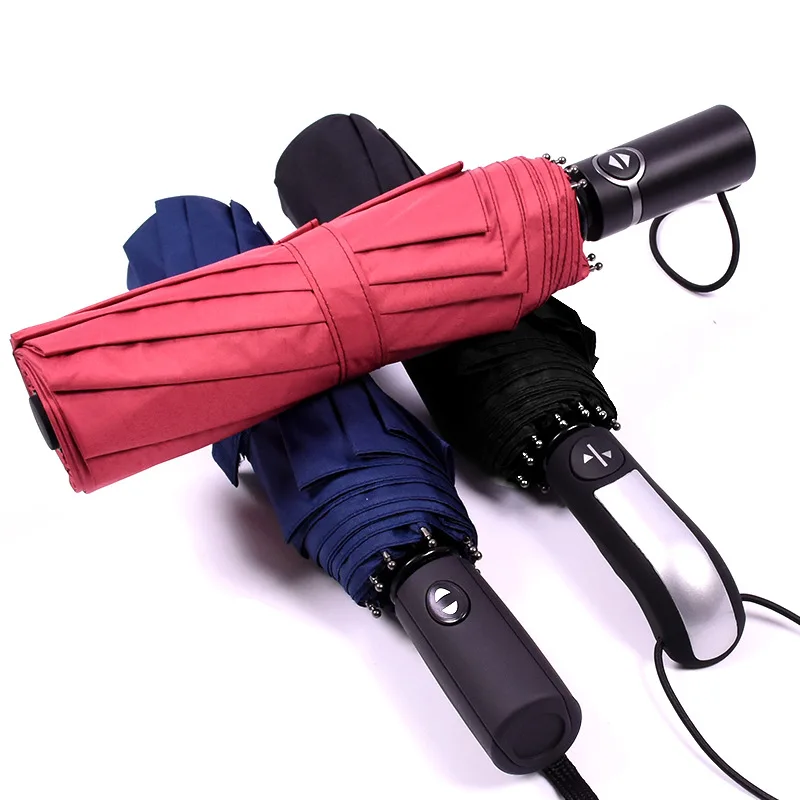 Strong Wind Resistant 3 Folding Automatic Umbrella Men Women Rain Sunny Umbrellas Business Portable Long Handle Parasol
Strong Wind Resistant 3 Folding Automatic Umbrella Men Women Rain Sunny Umbrellas Business Portable Long Handle Parasol