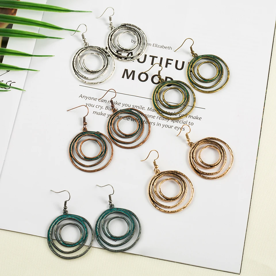 Spiral Round Boho Ethinic Dangle Drop Earrings Hanging for Women Vintage Bohemian Style Jewelry Fashon Women's Earrings 2018
Spiral Round Boho Ethinic Dangle Drop Earrings Hanging for Women Vintage Bohemian Style Jewelry Fashon Women's Earrings 2018