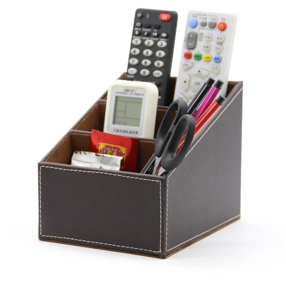 Brown PU Leather Remote control/controller TV Guide/mail/CD organizer/caddy/holder
Brown PU Leather Remote control/controller TV Guide/mail/CD organizer/caddy/holder