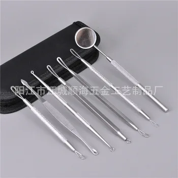 by ems or dhl 50sets 7pcs/set Stainless Steel Blemish Whiteheadband Blackhead Come done Acne Extractor Remover Tool
by ems or dhl 50sets 7pcs/set Stainless Steel Blemish Whiteheadband Blackhead Come done Acne Extractor Remover Tool