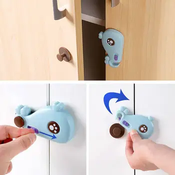 AOLVO Children Safty Door Lock Cute Catoon Whale Baby Sliding Lock for Proofing Cabinets Kitchen Bifold Door
AOLVO Children Safty Door Lock Cute Catoon Whale Baby Sliding Lock for Proofing Cabinets Kitchen Bifold Door