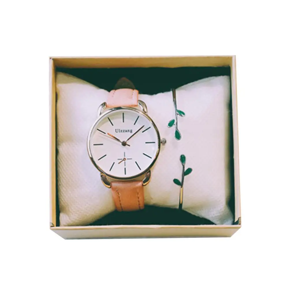 Wonderful 2Pcs/Set Vintage Women Analog Round Dial Quartz Wrist Watch Leaf Open Bangle
Wonderful 2Pcs/Set Vintage Women Analog Round Dial Quartz Wrist Watch Leaf Open Bangle