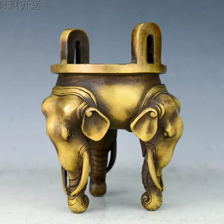 Античная Медная скульптура QingDynasty, курильница с тремя слонами, ручная работа, лучшая коллекция и украшение, бесплатная доставка
Античная Медная скульптура QingDynasty, курильница с тремя слонами, ручная работа, лучшая коллекция и украшение, бесплатная доставка