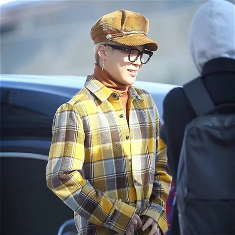 NEW fashional 2019 JIMIN CLASSICAL Newsboy Caps adjustable cap unipue style unisex for couples WINTER WARM CAPS
NEW fashional 2019 JIMIN CLASSICAL Newsboy Caps adjustable cap unipue style unisex for couples WINTER WARM CAPS