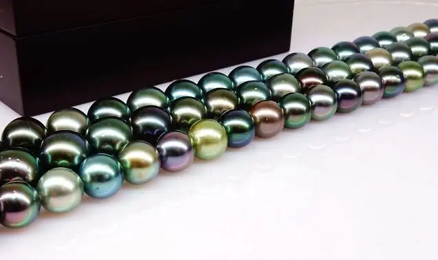 HUGE 18"10-11MM NATURAL SOUTH SEA GENUINE BLACK MULTICOLOR ROUND PEARL NECKLACE (09.08)
HUGE 18"10-11MM NATURAL SOUTH SEA GENUINE BLACK MULTICOLOR ROUND PEARL NECKLACE (09.08)