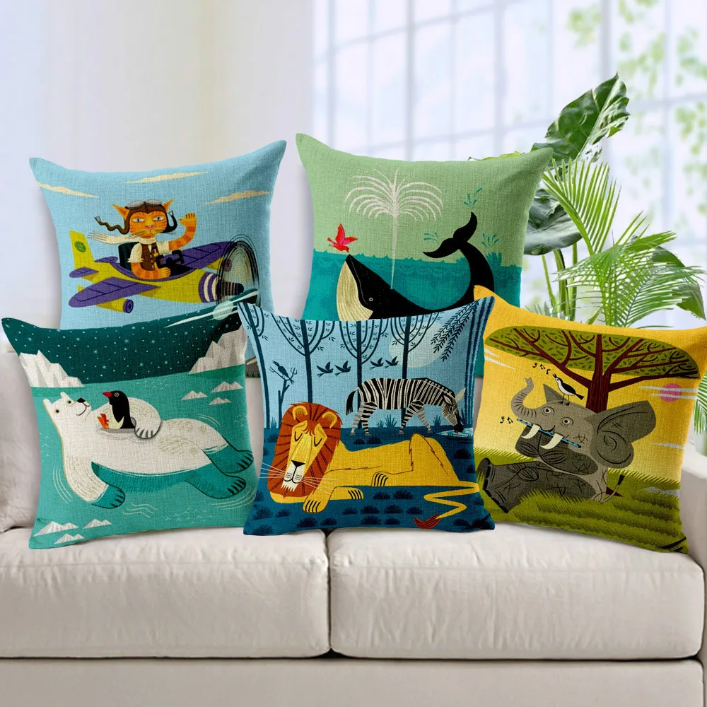 Hot Sale Dolphins Cushion Cover Cartoon Animal Printing Pillowcase Decorative Sofa Pillow Cushion Cover
Hot Sale Dolphins Cushion Cover Cartoon Animal Printing Pillowcase Decorative Sofa Pillow Cushion Cover