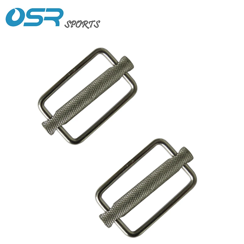 2pcs 50mm 2" Stainless Steel 316 Slide Buckle Triglide Webbing Slider Strap Keeper for Harness waist strap shoulder strap adjust
2pcs 50mm 2" Stainless Steel 316 Slide Buckle Triglide Webbing Slider Strap Keeper for Harness waist strap shoulder strap adjust