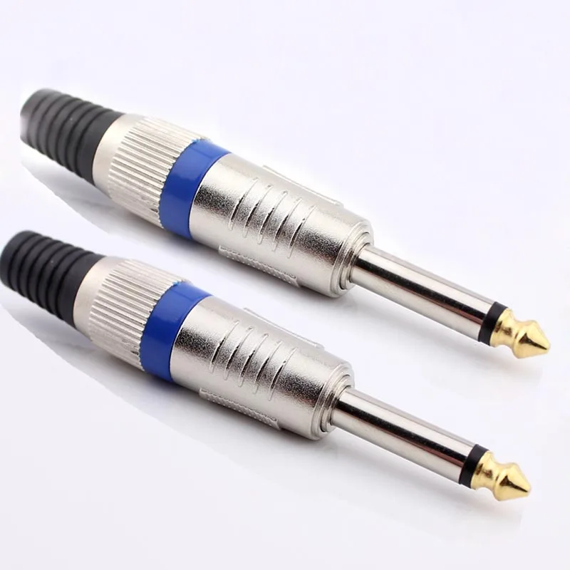 50pcs High Quality Jack 6.5mm Two-Core Mono Audio Connector 6.35 Microphone Plug Amplifier Guitar Audio Mixer Plug
50pcs High Quality Jack 6.5mm Two-Core Mono Audio Connector 6.35 Microphone Plug Amplifier Guitar Audio Mixer Plug