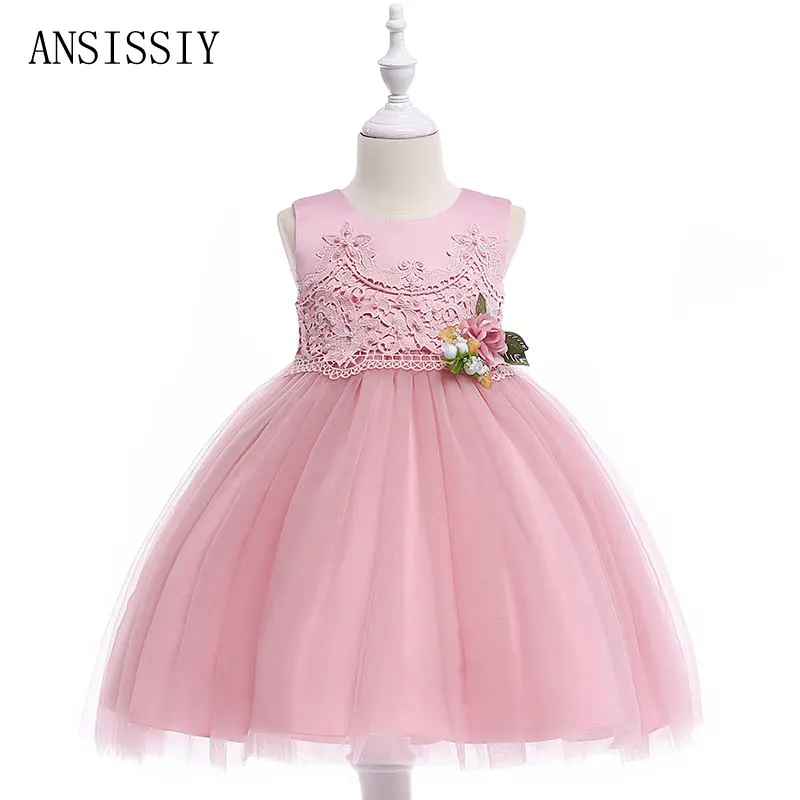 Flower Girls Dresses For Wedding Pink Lace Embroidery Girl Formal Birthday Party Gown Kids First Communion Vestido Cloth
Flower Girls Dresses For Wedding Pink Lace Embroidery Girl Formal Birthday Party Gown Kids First Communion Vestido Cloth