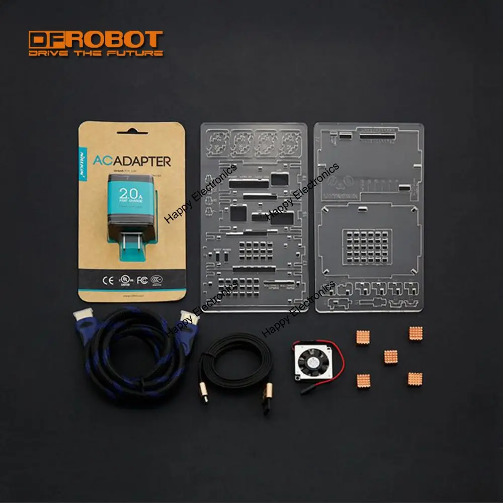 DFRobot LattePanda Starter Kit with American Power Adapter Acrylic Case HDMI Cable Cooling Fan Copper Heatsink +Micro USB Cable
DFRobot LattePanda Starter Kit with American Power Adapter Acrylic Case HDMI Cable Cooling Fan Copper Heatsink +Micro USB Cable