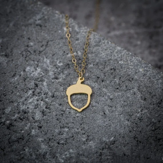 Tiny Acorn Oak Necklace Minimal Simple Cartoon Nature Forest Pine Cone charm Necklace hollow Squirrel Pinecone Necklace jewelry
Tiny Acorn Oak Necklace Minimal Simple Cartoon Nature Forest Pine Cone charm Necklace hollow Squirrel Pinecone Necklace jewelry