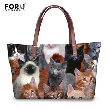 FORUDESIGNS Women Handbags Shoulder Bags 3D Cute Pet Cat Animal Printed Large Capacity Crossbody Bag Female Shopping Tote Bags
FORUDESIGNS Women Handbags Shoulder Bags 3D Cute Pet Cat Animal Printed Large Capacity Crossbody Bag Female Shopping Tote Bags