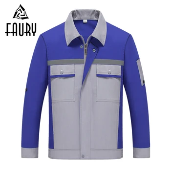 Unisex Men Long Adjustable Sleeve Patchwork Pockets Workshop Wear Thin Jacket Long Pants Set Engineering Service Factory Uniform
Unisex Men Long Adjustable Sleeve Patchwork Pockets Workshop Wear Thin Jacket Long Pants Set Engineering Service Factory Uniform