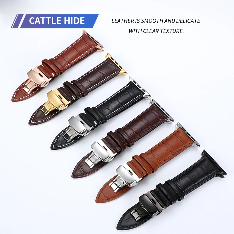 Apple Strap 1/2/3 / Series 38 mm 42 mm Apple Watch 4 Series 40 mm 44 mm Leather Pin Buckle Sports Strap
Apple Strap 1/2/3 / Series 38 mm 42 mm Apple Watch 4 Series 40 mm 44 mm Leather Pin Buckle Sports Strap