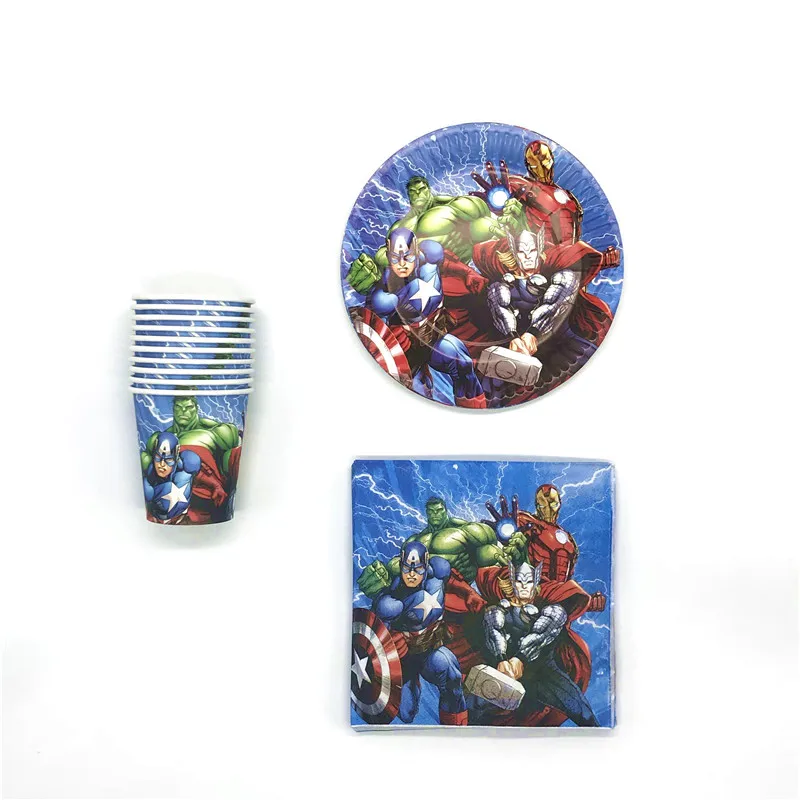 High Quality 40Pcs\Lot Avengers Theme Decoration Kids Favor Happy Birthday Party Paper Cups Plates Napkins Party Supplies
High Quality 40Pcs\Lot Avengers Theme Decoration Kids Favor Happy Birthday Party Paper Cups Plates Napkins Party Supplies