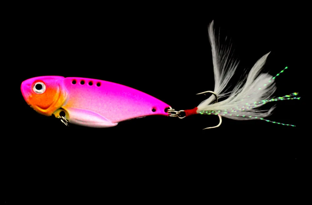 1pcs Vibration Fishing Lure Hard Metal Blade VIB Bait Swimbait 5.5cm 11g 5 Colors With Barbed Hooks Fishing Tackle Wobblers
1pcs Vibration Fishing Lure Hard Metal Blade VIB Bait Swimbait 5.5cm 11g 5 Colors With Barbed Hooks Fishing Tackle Wobblers