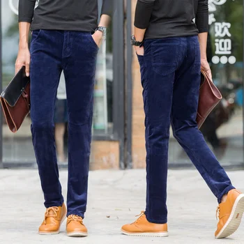 2019 Spring New Men's Corduroy pants elastic slim fit navy blue casual pencil pants male trousers
2019 Spring New Men's Corduroy pants elastic slim fit navy blue casual pencil pants male trousers