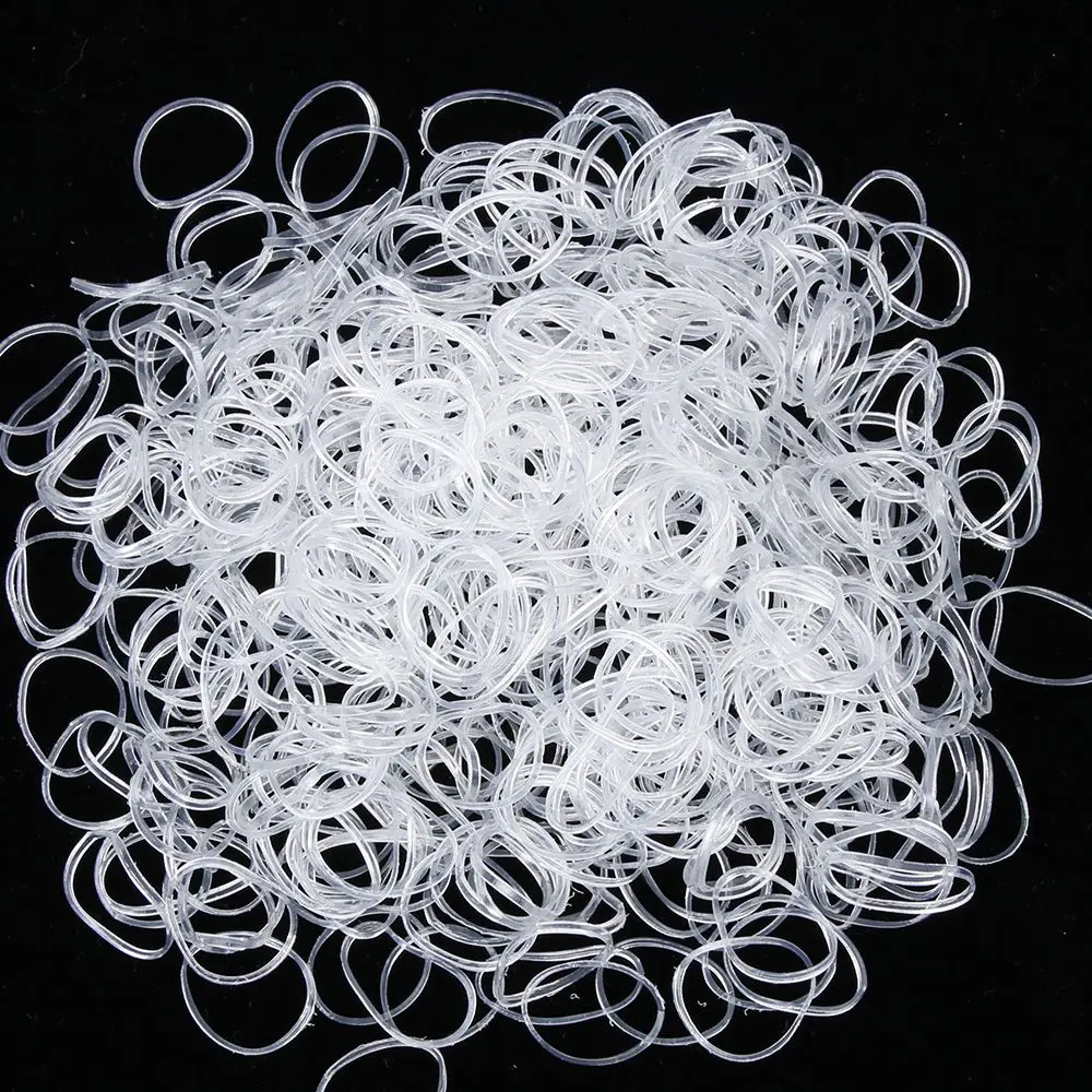 

600 pcs Child Baby Gum for Hair TPU Disposable Elastics Hair Bands Girls Ponytail Holder Rubber Bands Hair Accessories