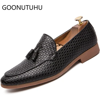 2019 new men's shoes casual leather brown black loafers man big size slip on shoe man comfortable oxfords shoes for men hot sale
2019 new men's shoes casual leather brown black loafers man big size slip on shoe man comfortable oxfords shoes for men hot sale