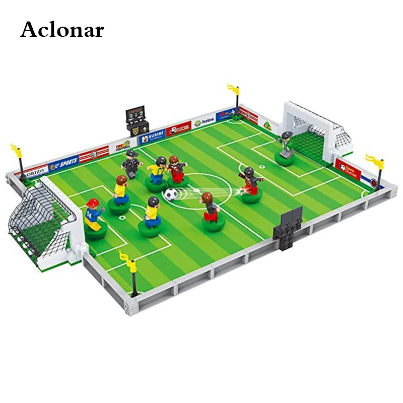 Aclonar Sport Compatible Building Block Toy Set, 9 Soccer Players with Goal Nets and Soccer Field for Kids 6+, 251 Piece
Aclonar Sport Compatible Building Block Toy Set, 9 Soccer Players with Goal Nets and Soccer Field for Kids 6+, 251 Piece