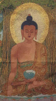 China Tibet unique silk embroidery Tang card old Brocade painting Buddha Statue home decor decoration pure
China Tibet unique silk embroidery Tang card old Brocade painting Buddha Statue home decor decoration pure