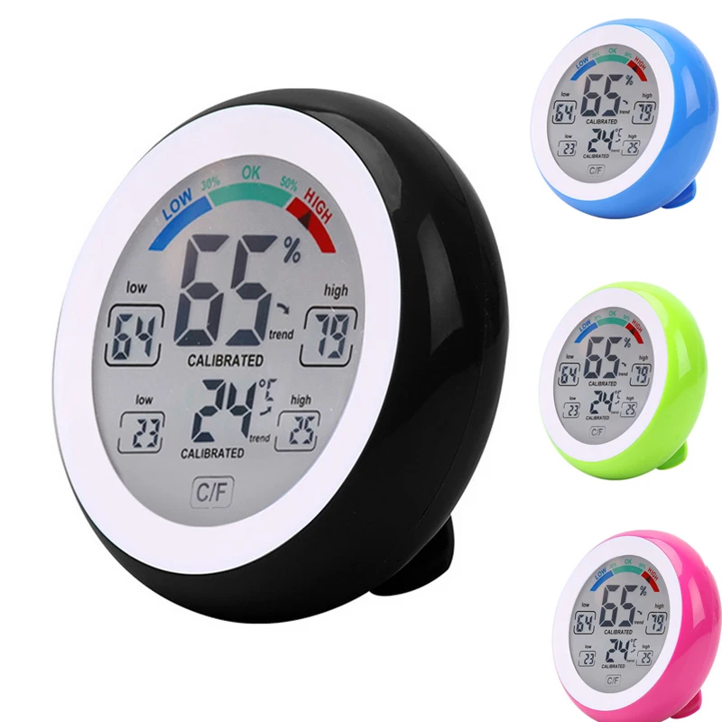 Multifunctional Digital LCD Display Thermometer Hygrometer Round Wireless Electronic Temperature Humidity Weather Station Tester
Multifunctional Digital LCD Display Thermometer Hygrometer Round Wireless Electronic Temperature Humidity Weather Station Tester