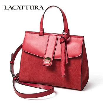 LACATTURA Fashion Women Shoulder Bag High Quality Split Leather Luxury Womens Handbags Design Crossbody Bag for Ladies 2019 New
LACATTURA Fashion Women Shoulder Bag High Quality Split Leather Luxury Womens Handbags Design Crossbody Bag for Ladies 2019 New