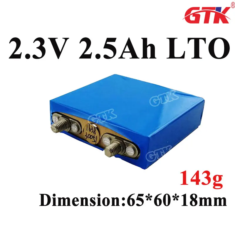2pcs 2.3V 2.4V 2500mAh LTO battery 2.3v Lithium titanate battery pack fast charge long life for DIY ebike power tools
2pcs 2.3V 2.4V 2500mAh LTO battery 2.3v Lithium titanate battery pack fast charge long life for DIY ebike power tools