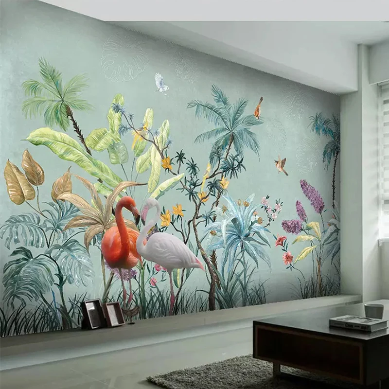 Custom Mural Wallpaper 3D Hand-painted Rain Forest Flowers And Birds Photo Wall Murals Living Room TV Sofa Background Wall Paper
Custom Mural Wallpaper 3D Hand-painted Rain Forest Flowers And Birds Photo Wall Murals Living Room TV Sofa Background Wall Paper