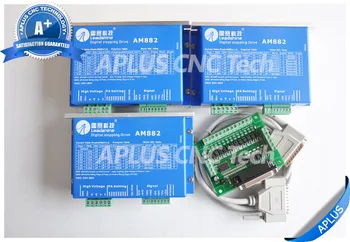 3 PCS Leadshine AM882, Stepper Motor Driver with Sensorless Detection, Up to 80VDC / 8.2A / 512 microstep
3 PCS Leadshine AM882, Stepper Motor Driver with Sensorless Detection, Up to 80VDC / 8.2A / 512 microstep
