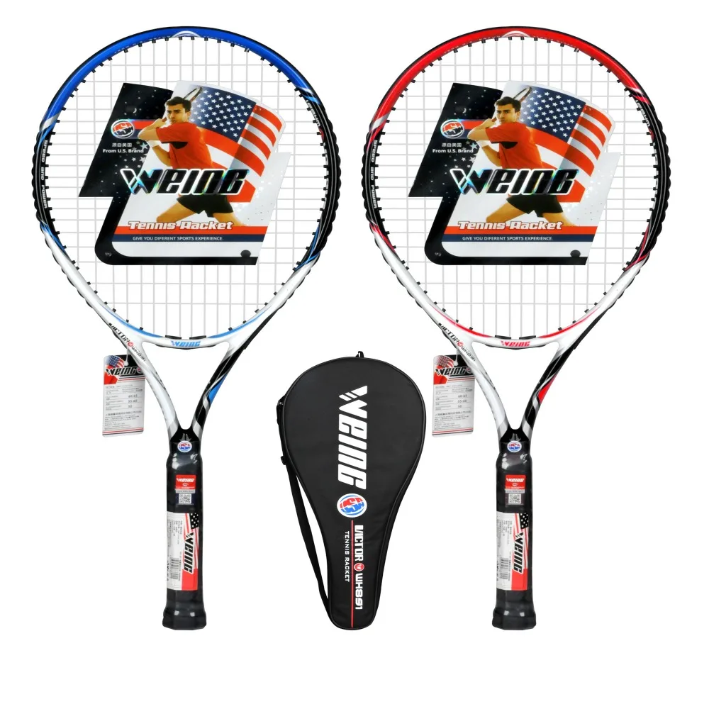WEING Tennis racket single double beginner suit professional unisex racket
WEING Tennis racket single double beginner suit professional unisex racket