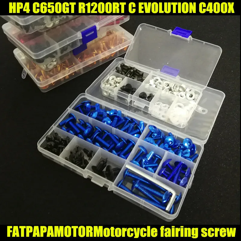 Universal Motorcycle Fairing Bolts Screw Moto Spring Bolts For BMW HP4 C650GT R1200RT C EVOLUTION C400X
Universal Motorcycle Fairing Bolts Screw Moto Spring Bolts For BMW HP4 C650GT R1200RT C EVOLUTION C400X