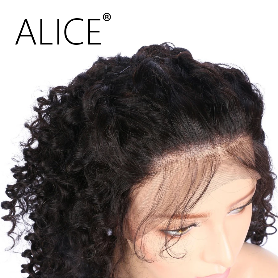 ALICE Pre Plucked Full Lace Human Hair Wigs 8-24 Inches  (6)