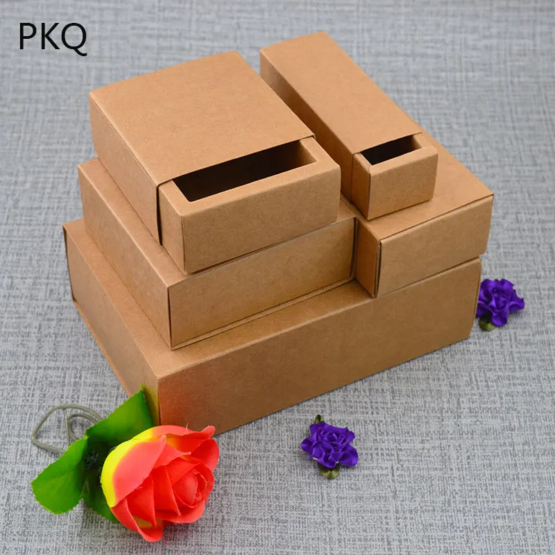 10pcs 18 sizes Brown Drawer Box Kraft Paper Gift Packaging Box Perfume Bottle Wedding Favor Candy Packing Large Cardboard Boxes
10pcs 18 sizes Brown Drawer Box Kraft Paper Gift Packaging Box Perfume Bottle Wedding Favor Candy Packing Large Cardboard Boxes