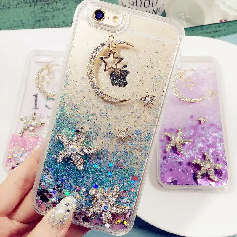 for iphone X 5 5s se 6 6s 7 8 plus XS max XR Luxury Diamond Starfish Moon Star Liquid quicksand Heart glitter Soft case cover
for iphone X 5 5s se 6 6s 7 8 plus XS max XR Luxury Diamond Starfish Moon Star Liquid quicksand Heart glitter Soft case cover