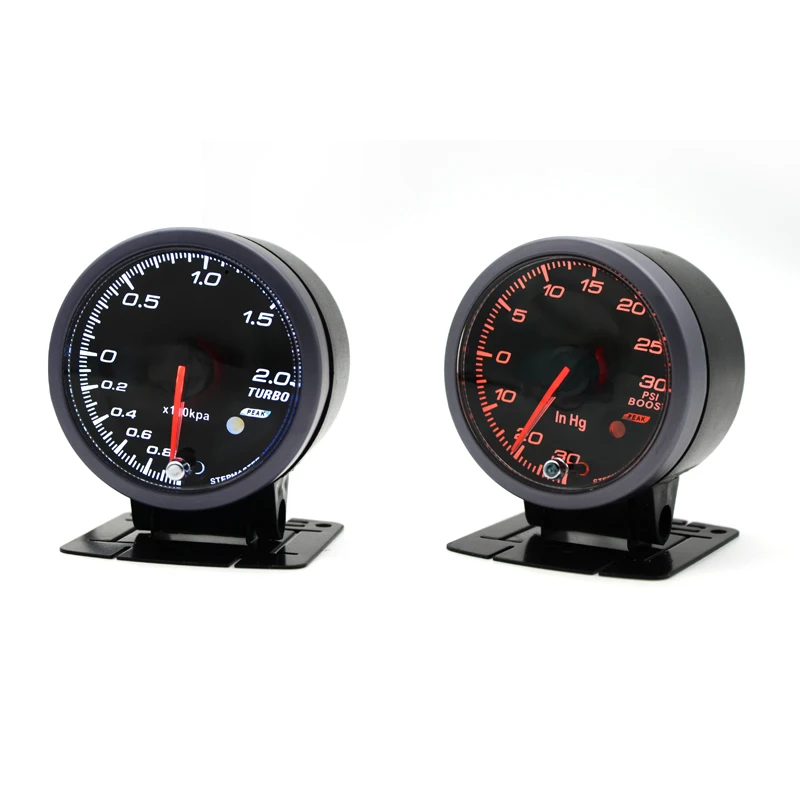 DRAGON GAUGE 60MM 2.0 BAR -30-30 PSI Boost Turbo Gauge Black Color Dual Led Color Display
DRAGON GAUGE 60MM 2.0 BAR -30-30 PSI Boost Turbo Gauge Black Color Dual Led Color Display